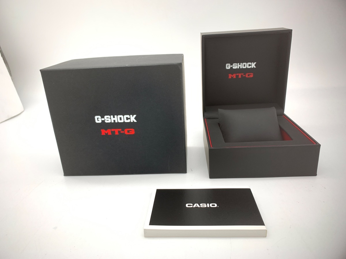 カシオ G-SHOCK MT-G ブラック MTG-B1000D-1AJF ステンレススティール