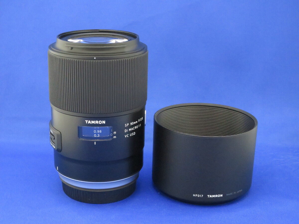 中古：B(並品)】タムロン SP 90mm F2.8 Di MACRO 1:1 VC USD キヤノン