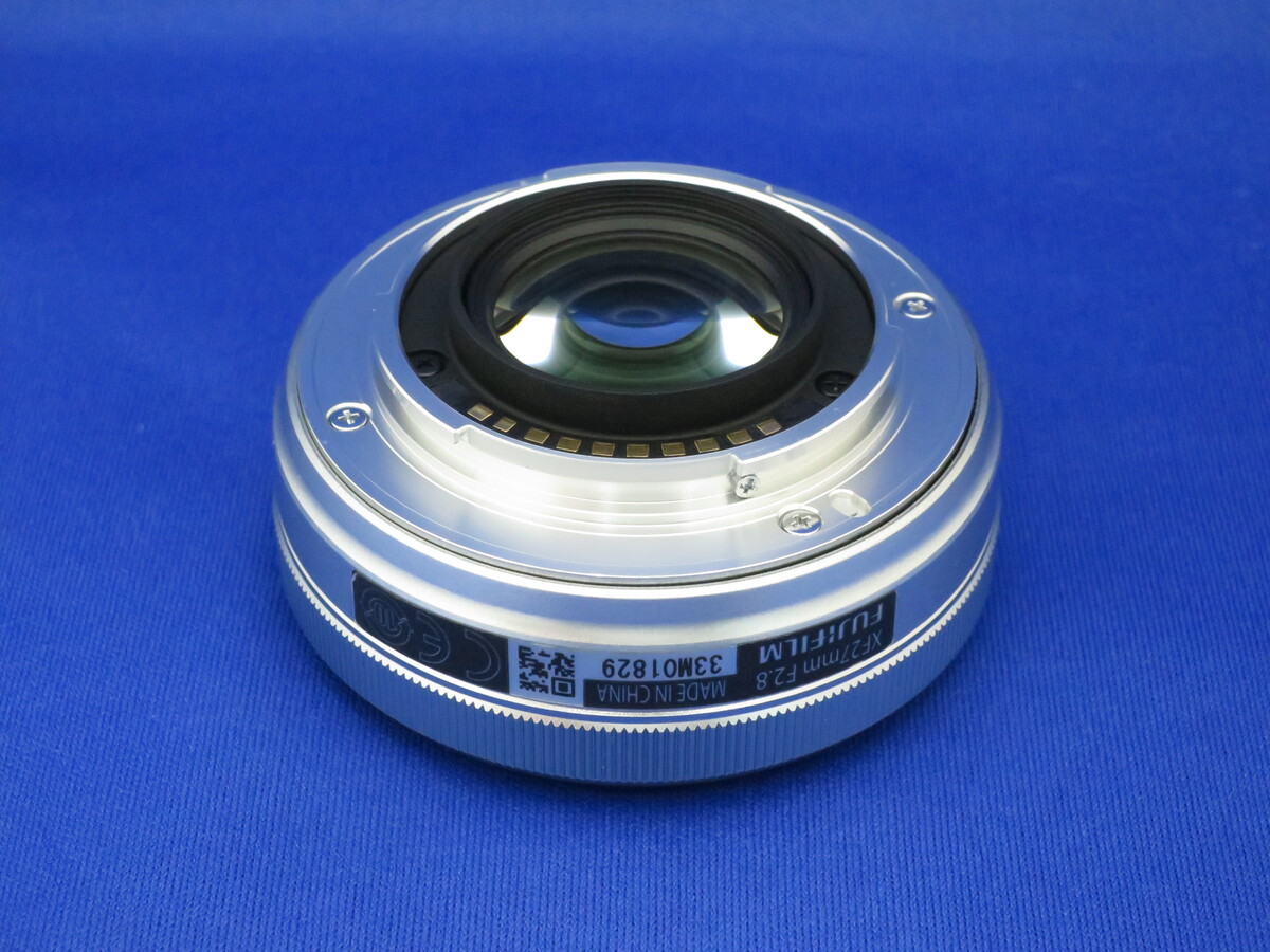 【シルバー】FUJIFILM FUJINON XF 27mm F2.8 レンズ 富士フイルム XFレンズ フジノンレンズ XF27mmF2.8（シルバー） 交換