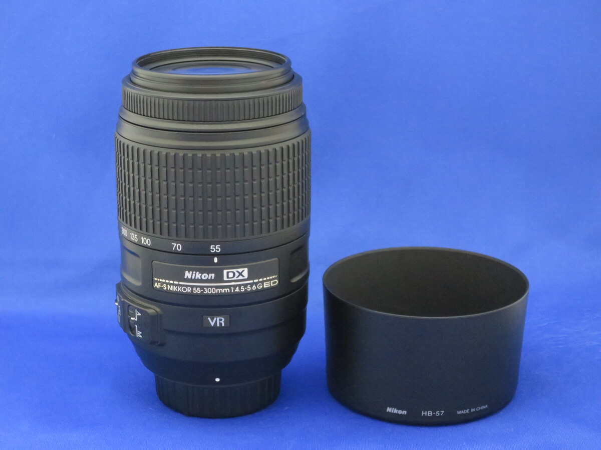 極上級●手ぶれ補正付き超望遠レンズ●ニコン AF-S 55-300mm VR 安心のゆうパック代引き発送！送料、代引き手数料無料！ 中古】DX NIKKOR 55-300mm f/4.5-5.6G ED VR 在庫一覧｜カメラのキタムラ