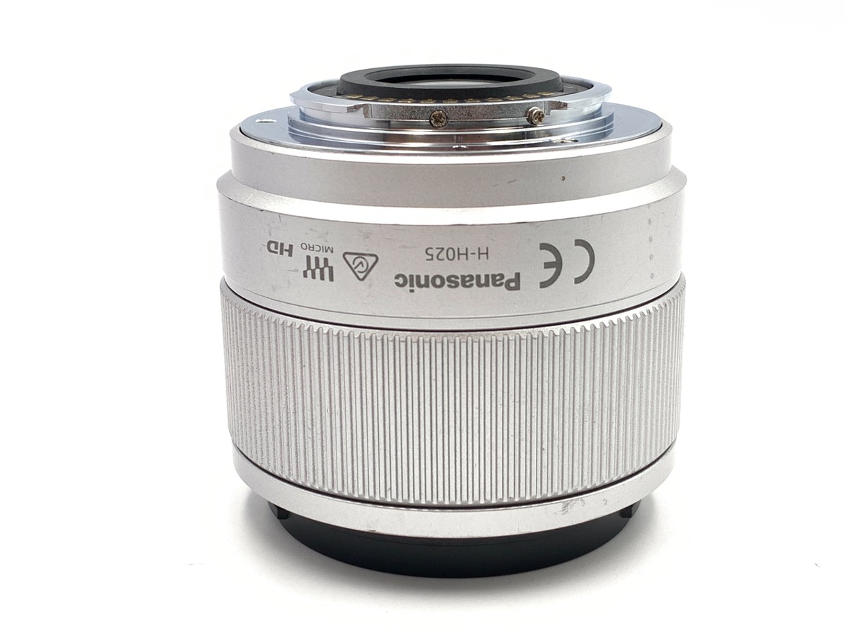 中古】パナソニック LUMIX G 25mm F1.7 ASPH. [H-H025S] シルバー
