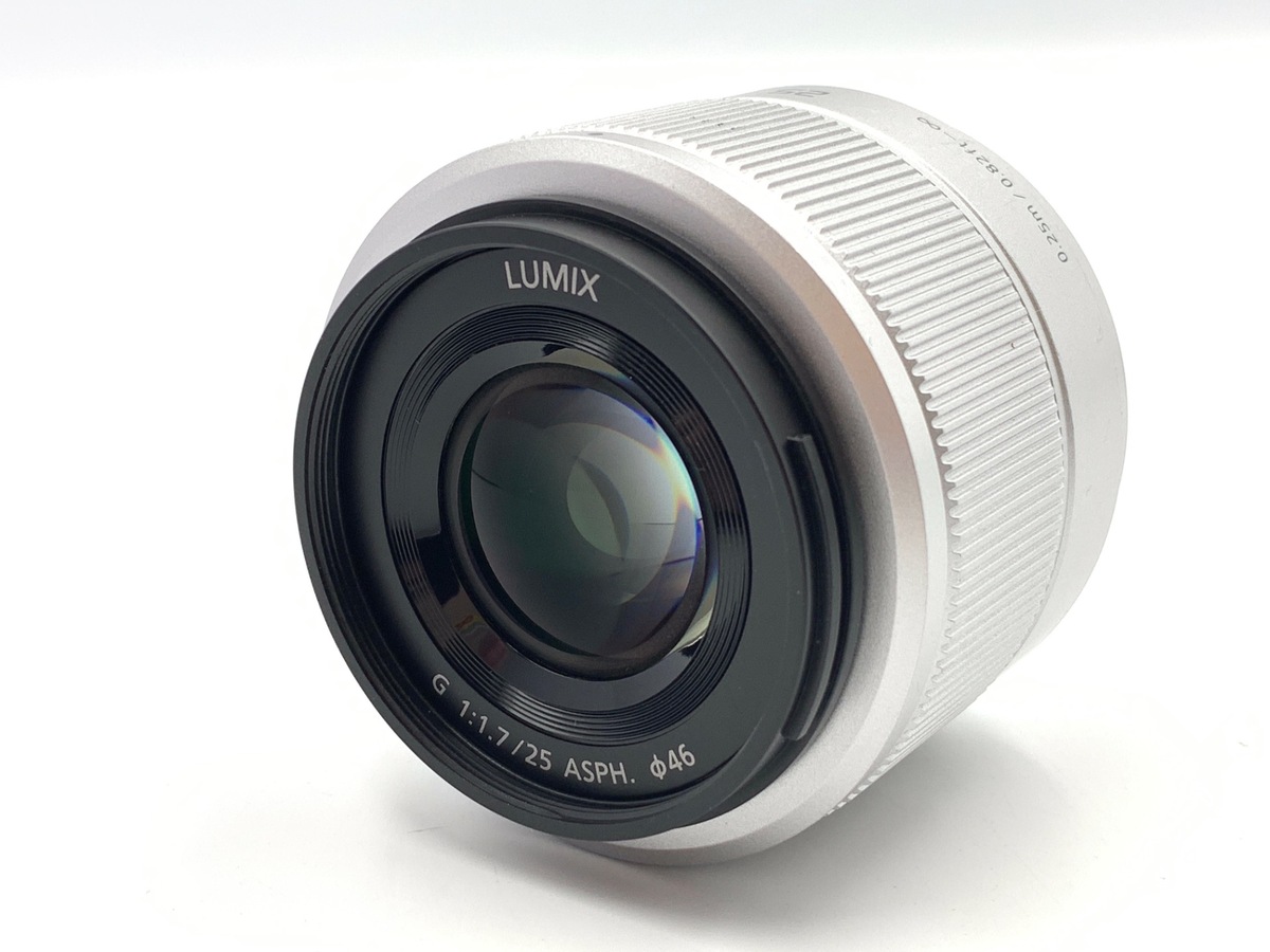 中古】パナソニック LUMIX G 25mm F1.7 ASPH. [H-H025S] シルバー