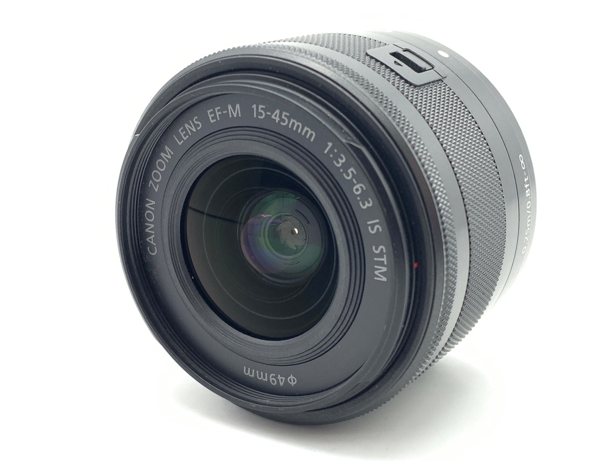 中古】キヤノン EF-M15-45mm F3.5-6.3 IS STM グラファイト｜｜カメラ