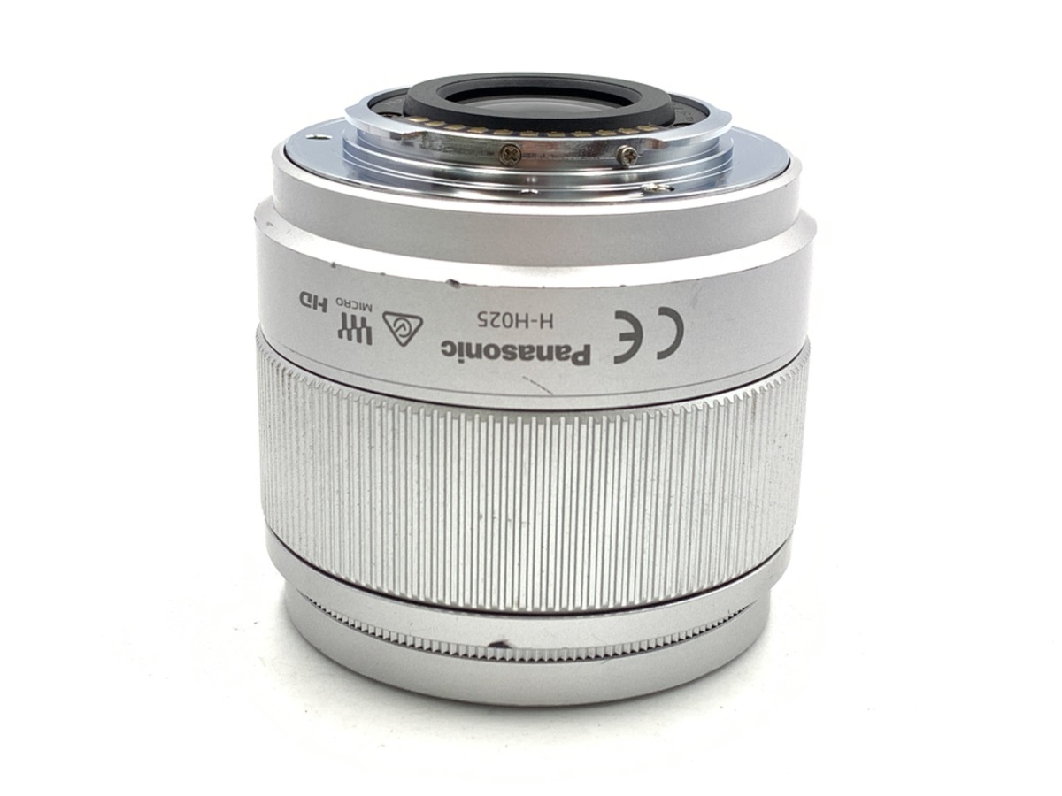 中古】パナソニック LUMIX G 25mm F1.7 ASPH. [H-H025S] シルバー