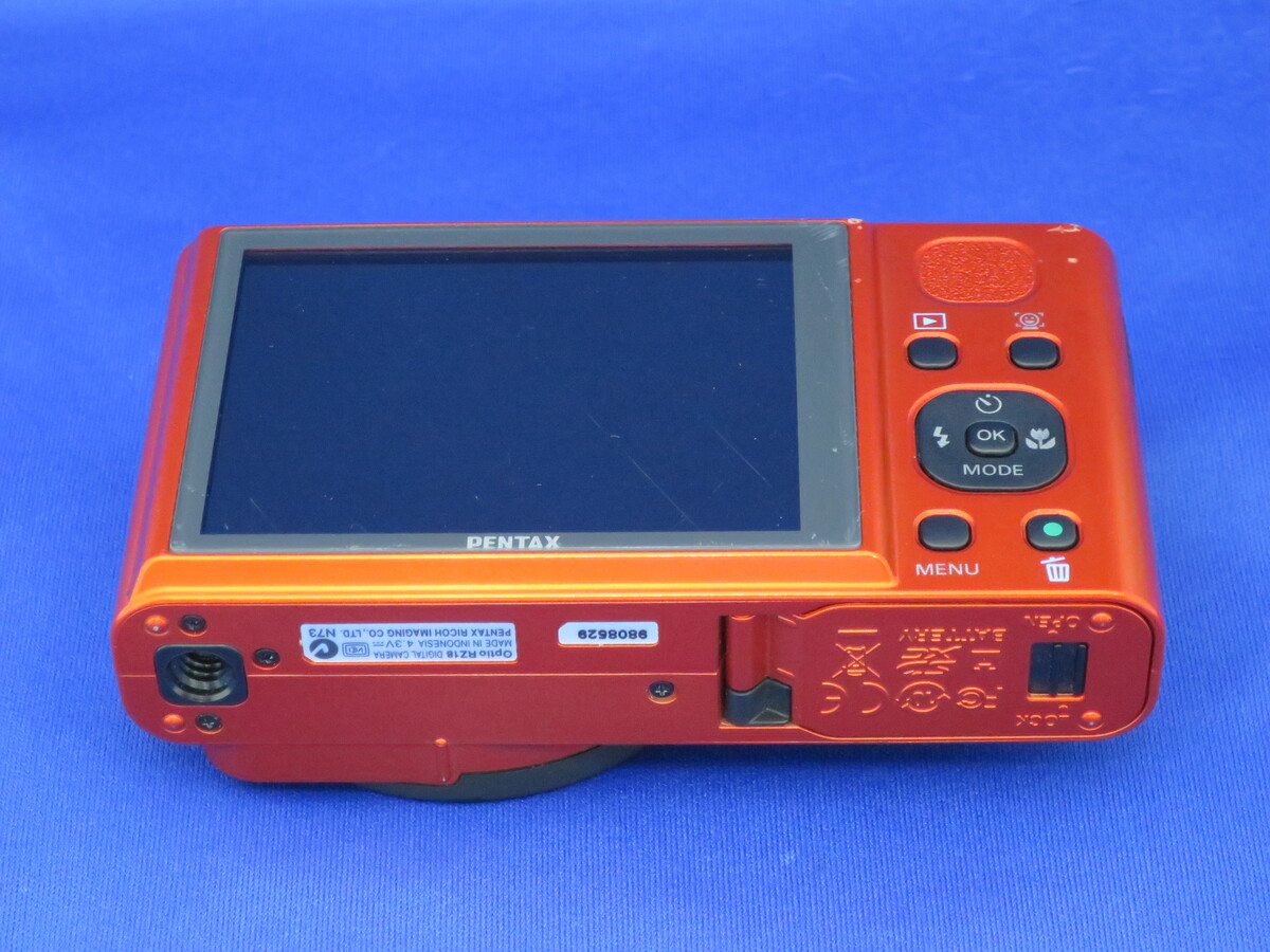 Optio RZ18(メタリックオレンジ)【1600万画素】