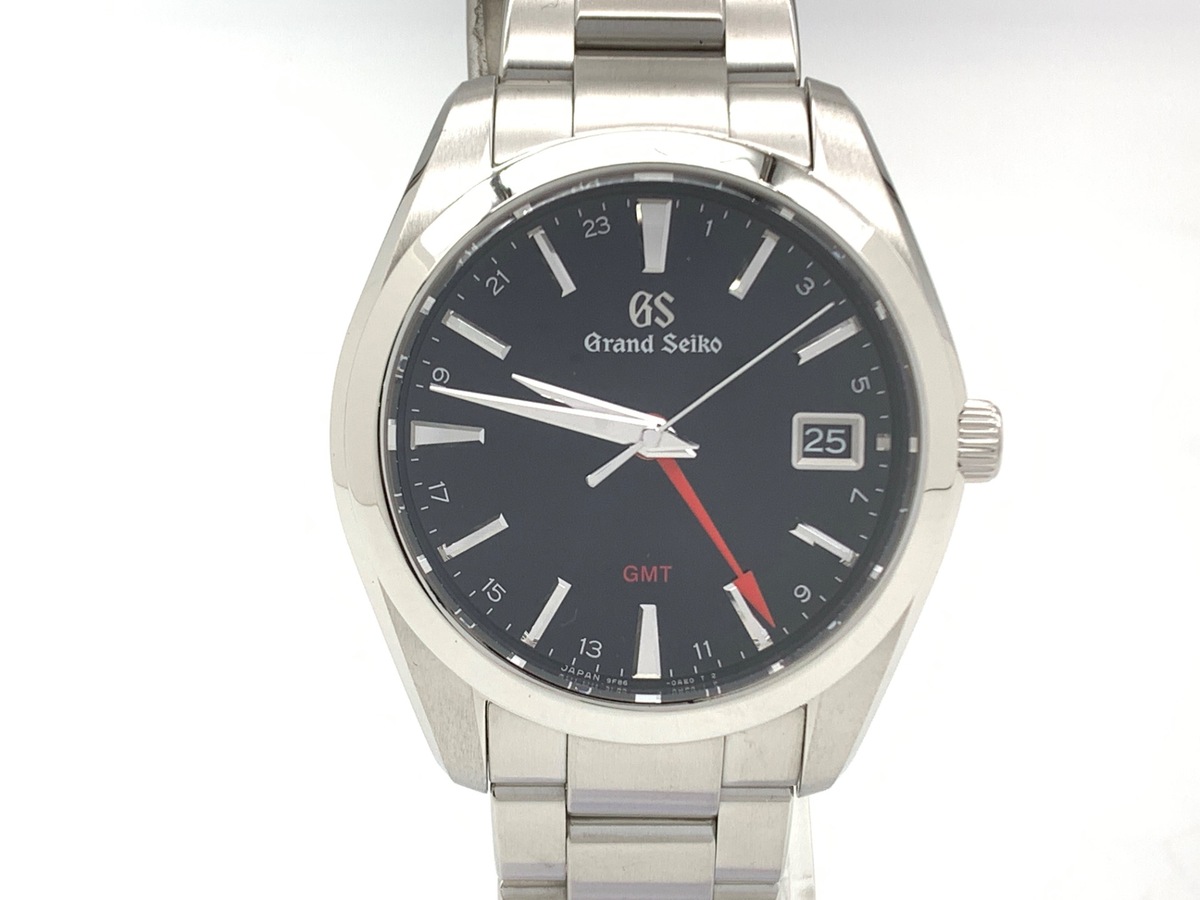 グランドセイコー クォーツ GMT ブラック SBGN013/9F86-0AF0 ステンレススティール