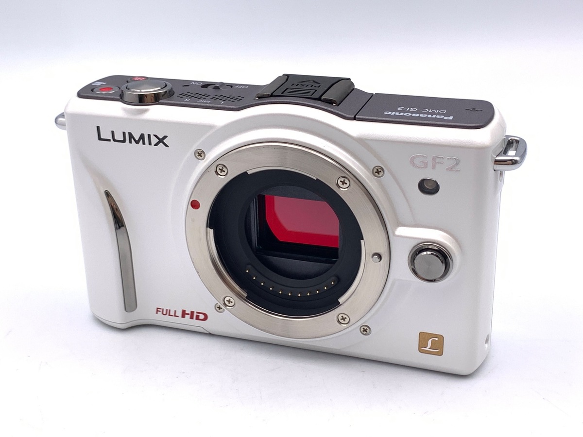 【美品/動作確認済】Panasonic LUMIX DMC-GF2 ホワイト 中古】パナソニック DMC-GF2 ボディ シェルホワイト｜｜カメラの