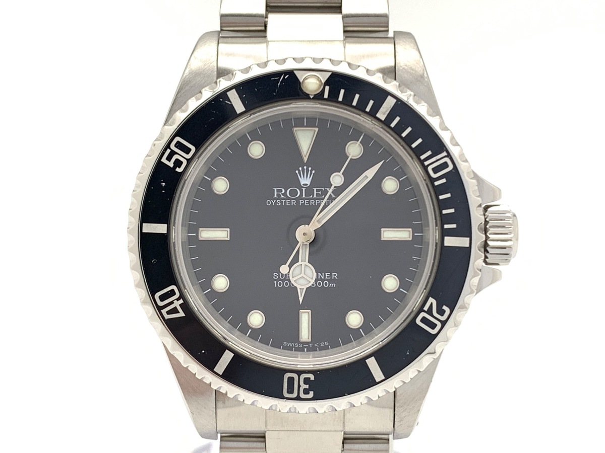 ロレックス(ROLEX) サブマリーナー ブラック 14060 ステンレススティール フチあり