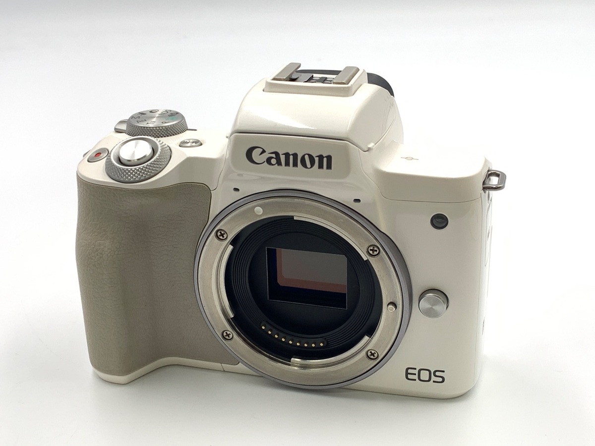 【美品】Canon EOS Kiss M ホワイト Canon キヤノン ミラーレス一眼カメラ EOS Kiss M ボディ