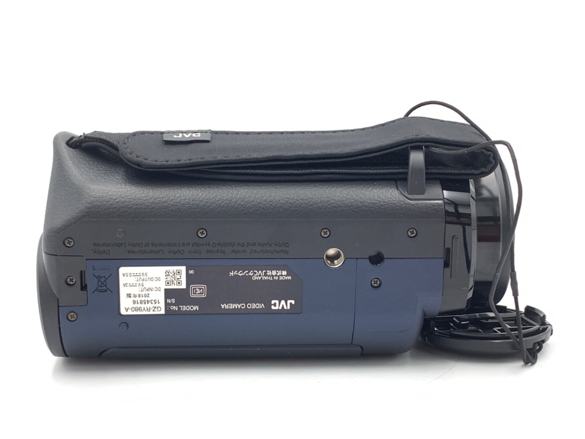 【中古】JVCケンウッド 4Kメモリームービー Everio R GZ-RY980-A ディープオーシャンブルー