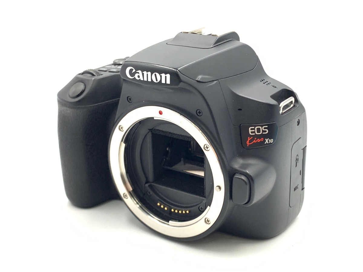 【美中古品】☆Canon 一眼レフ カメラ EOS　Kiss x10☆ダブルレンズ☆その他、おまけ多数！☆キャノン☆カメラ☆初心者でも簡単♪ キヤノン（Canon） Canon EOS Kiss X10 ダブルズームキット カメラ