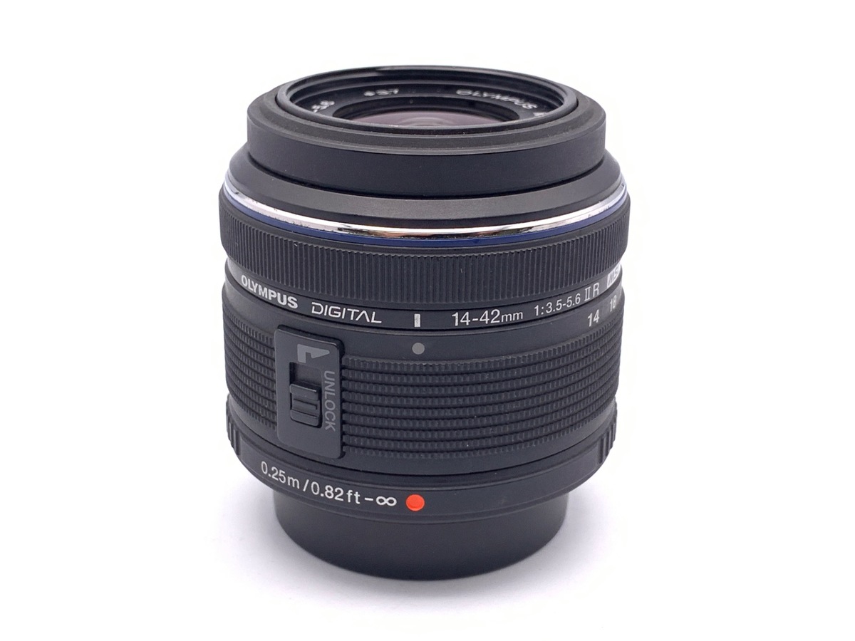 中古】オリンパス M.ZUIKO DIGITAL 14-42mm F3.5-5.6 II R ブラック