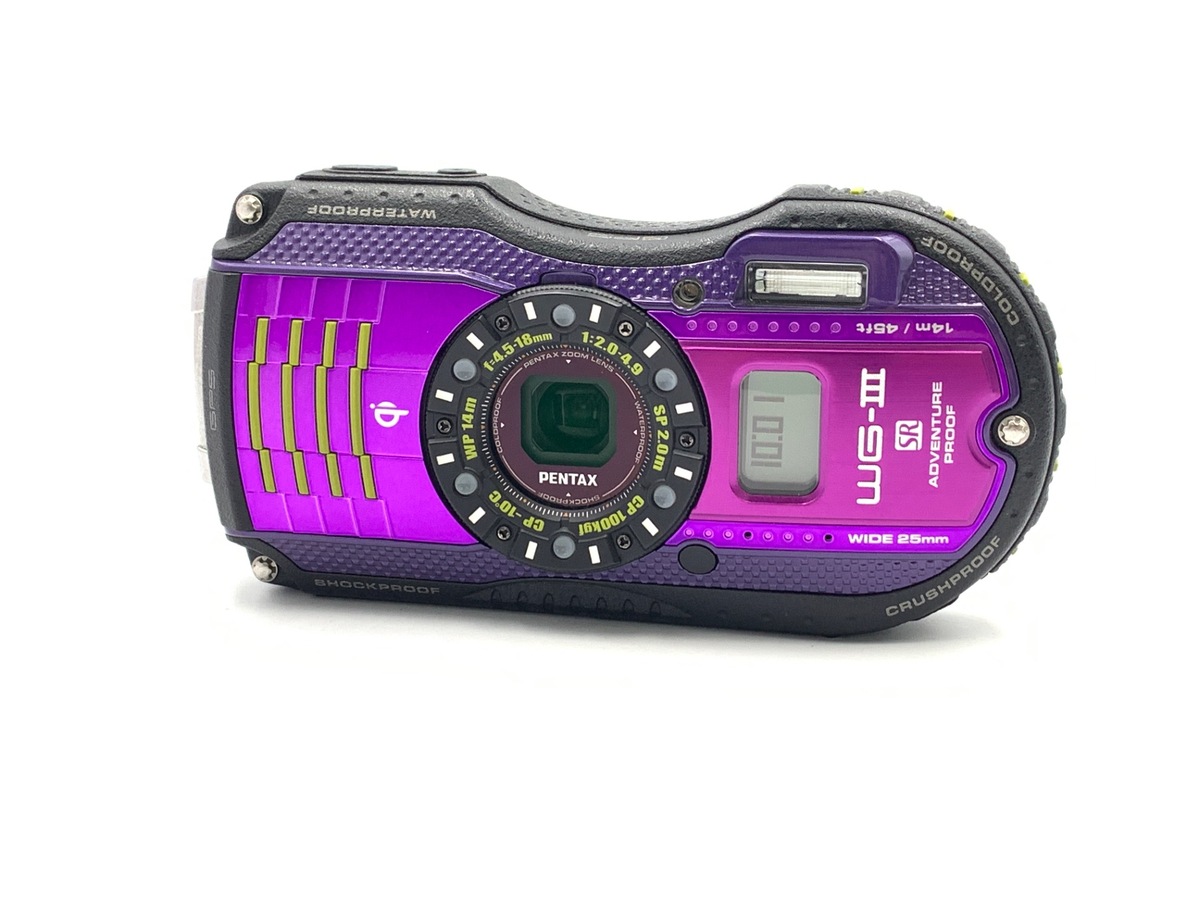 中古：AB(良品)】ペンタックス Optio WG-3 GPS パープル | 2449880030703
