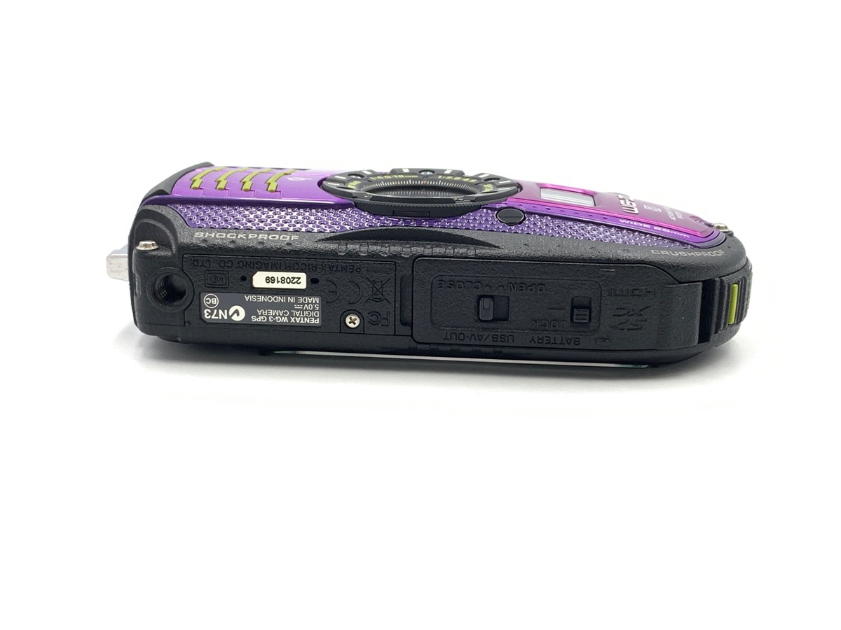 中古：AB(良品)】ペンタックス Optio WG-3 GPS パープル | 2449880030703