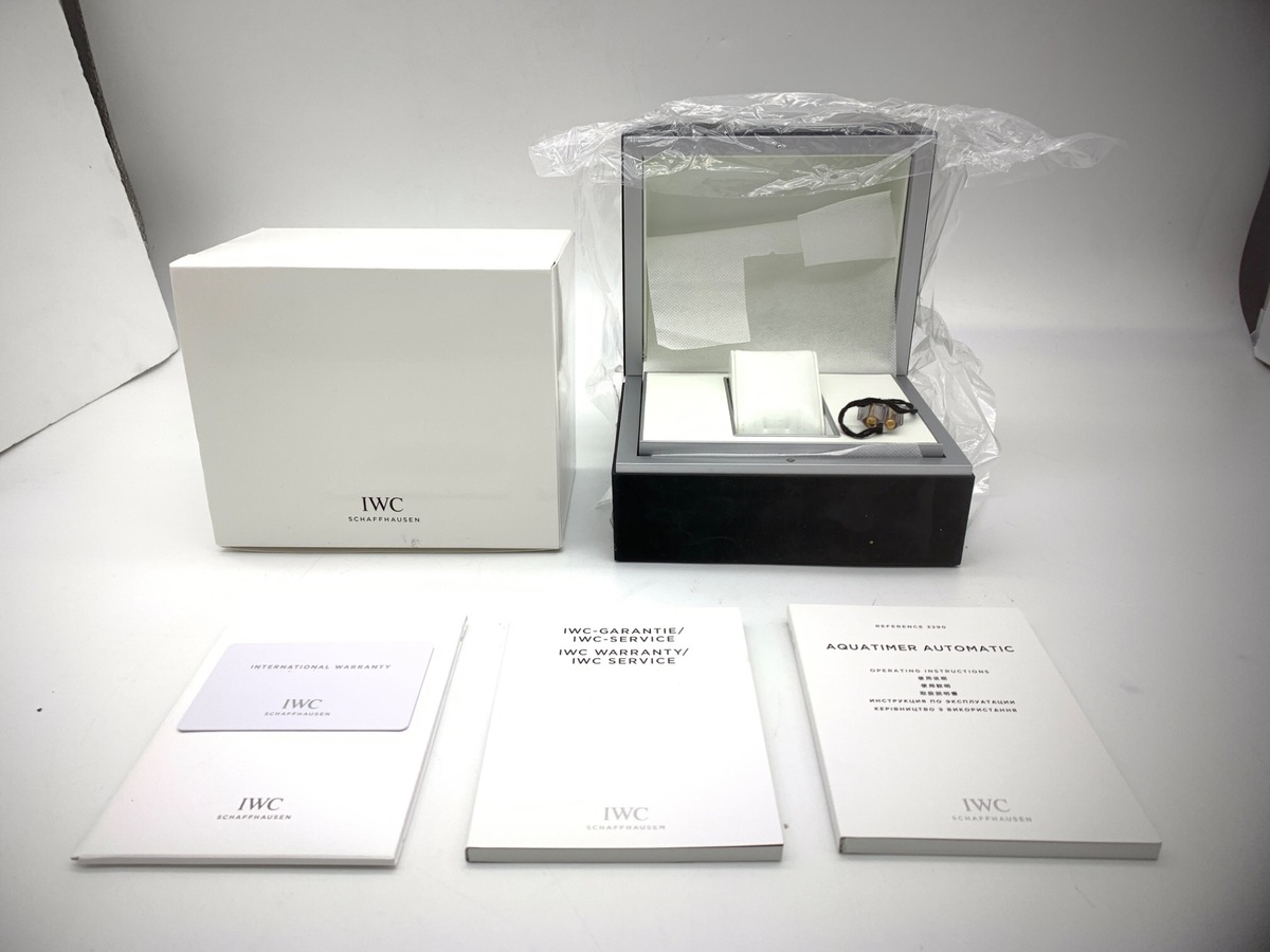 IWC アクアタイマー ブラック IW329002 ステンレススティール