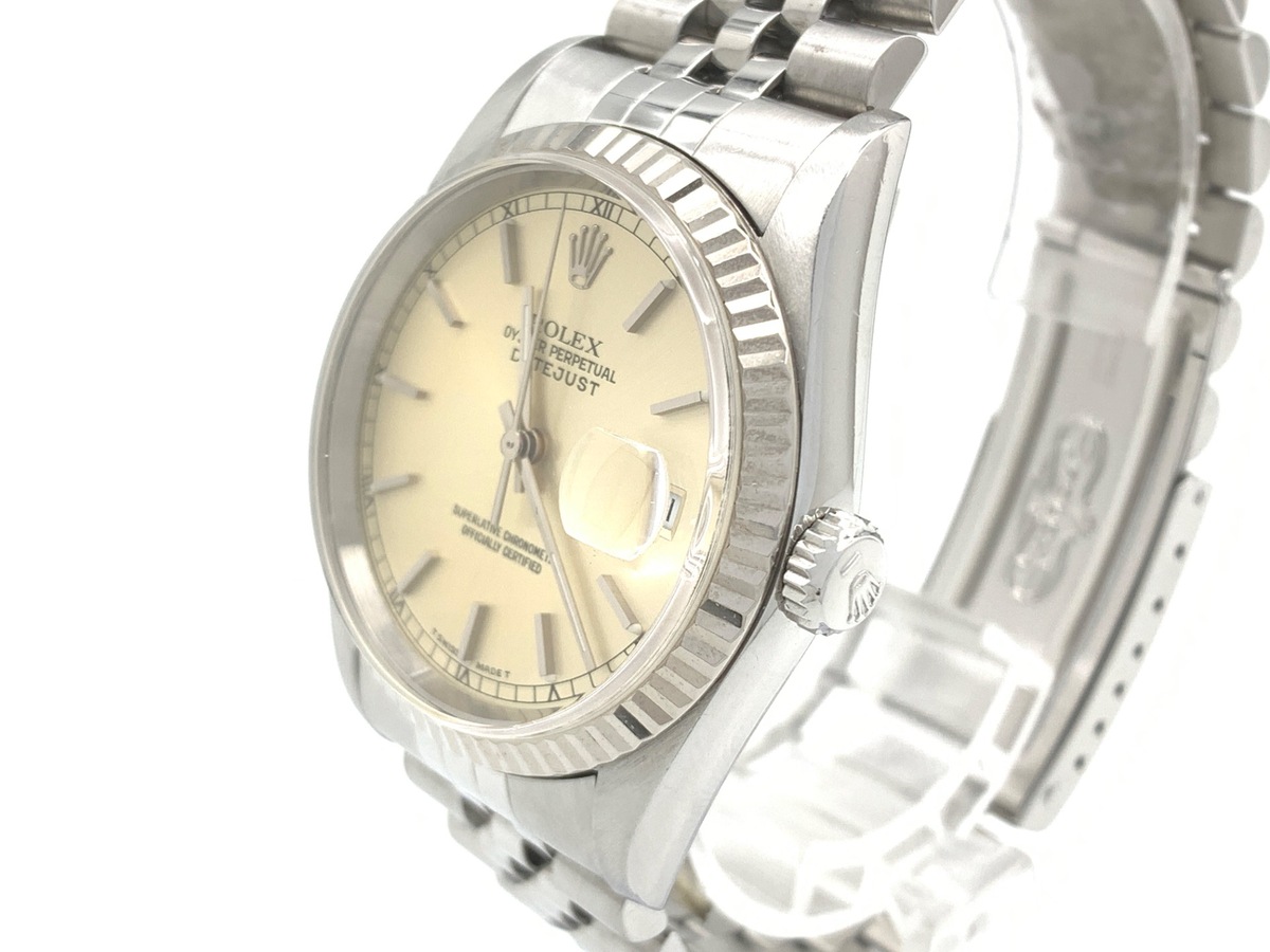 ロレックス(ROLEX) デイトジャスト 36 シルバー 16234 ステンレススティール/ホワイトゴールド ジュビリーブレス