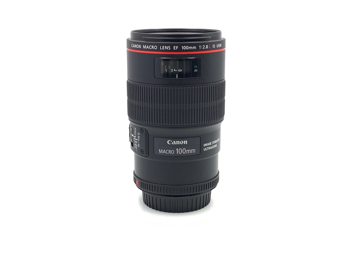Canon EF 100mm f2.8L マクロ IS USM 美品 新品)Canon (キヤノン) EF100mm F2.8Lマクロ IS USM（商品ID