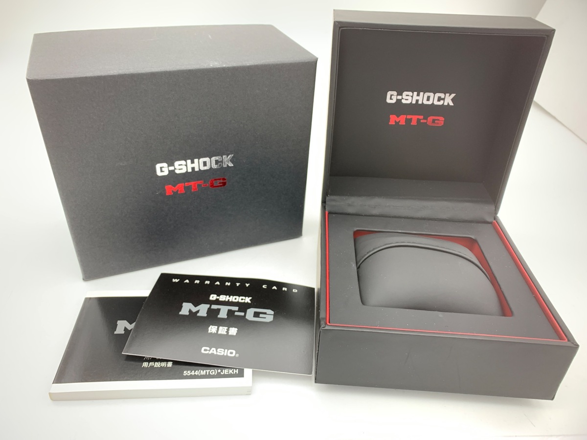 カシオ G-SHOCK MT-G ブラック MTG-B1000D-1AJF ステンレススティール