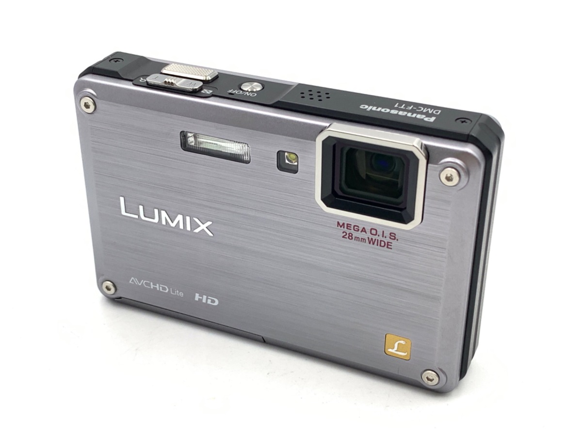 中古】パナソニック LUMIX DMC-FT1-S ソリッドシルバー｜｜カメラの