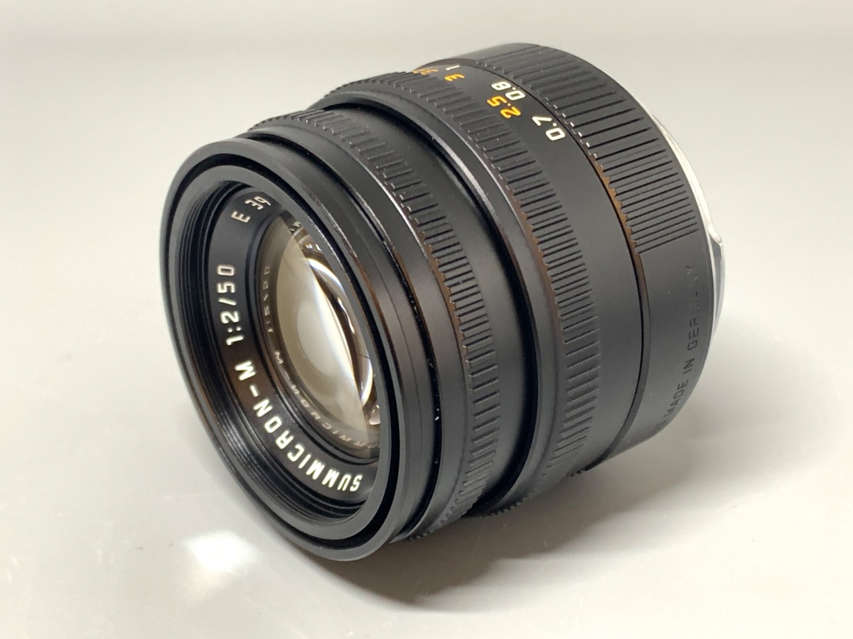 【中古】ライカ ズミクロンM 50mm F2 フード内蔵 ブラック