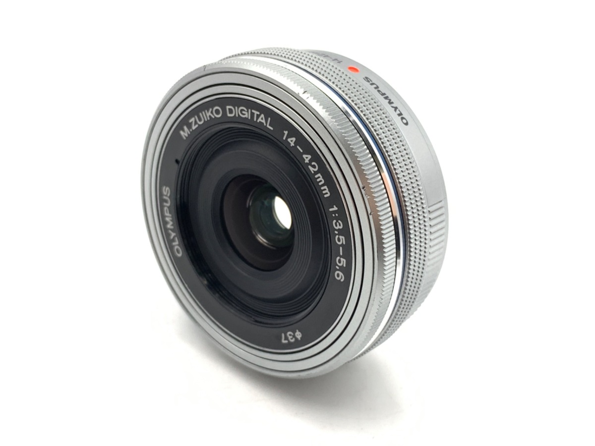 中古：AB(良品)】OM SYSTEM M.ZUIKO ED 14-42mm F3.5-5.6 EZ シルバー