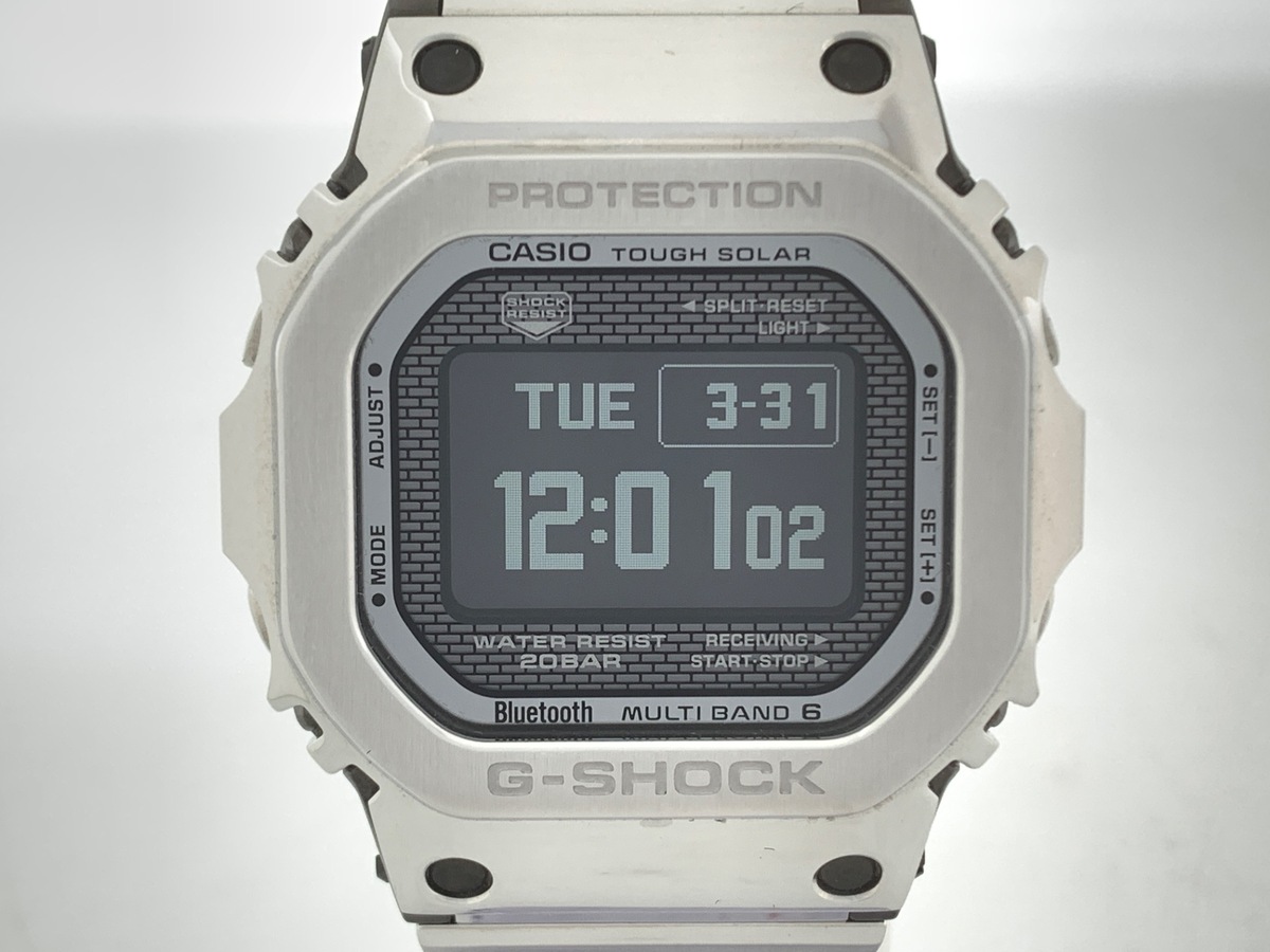 カシオ G-SHOCK シルバー GMW-BZ5000D-1JF ステンレススティール