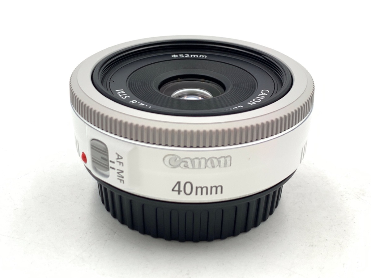 中古：AB(良品)】キヤノン EF 40mm F2.8 STM ホワイト | 2447860062997