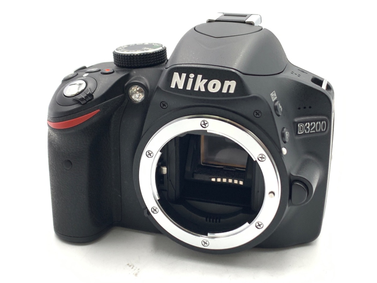 Nikon - 【中古】(ニコン) Nikon ニコン D3200 ボデイ レツド 中古：B(並品)】ニコン D3200 ボディ ブラック | 2449970027491