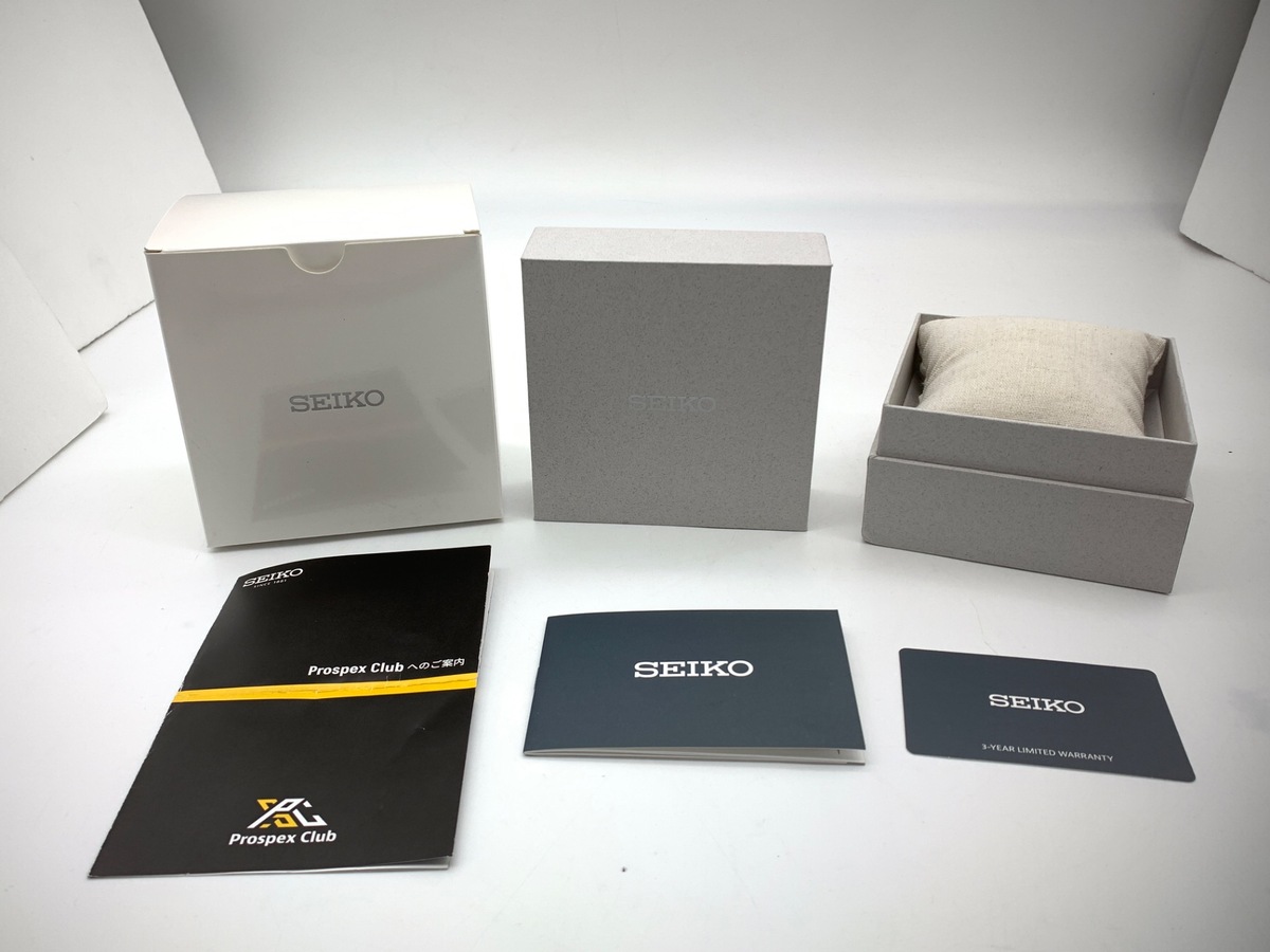 セイコー プロスペックス SBDC197/6R55-00G0 ブラック ステンレススティール