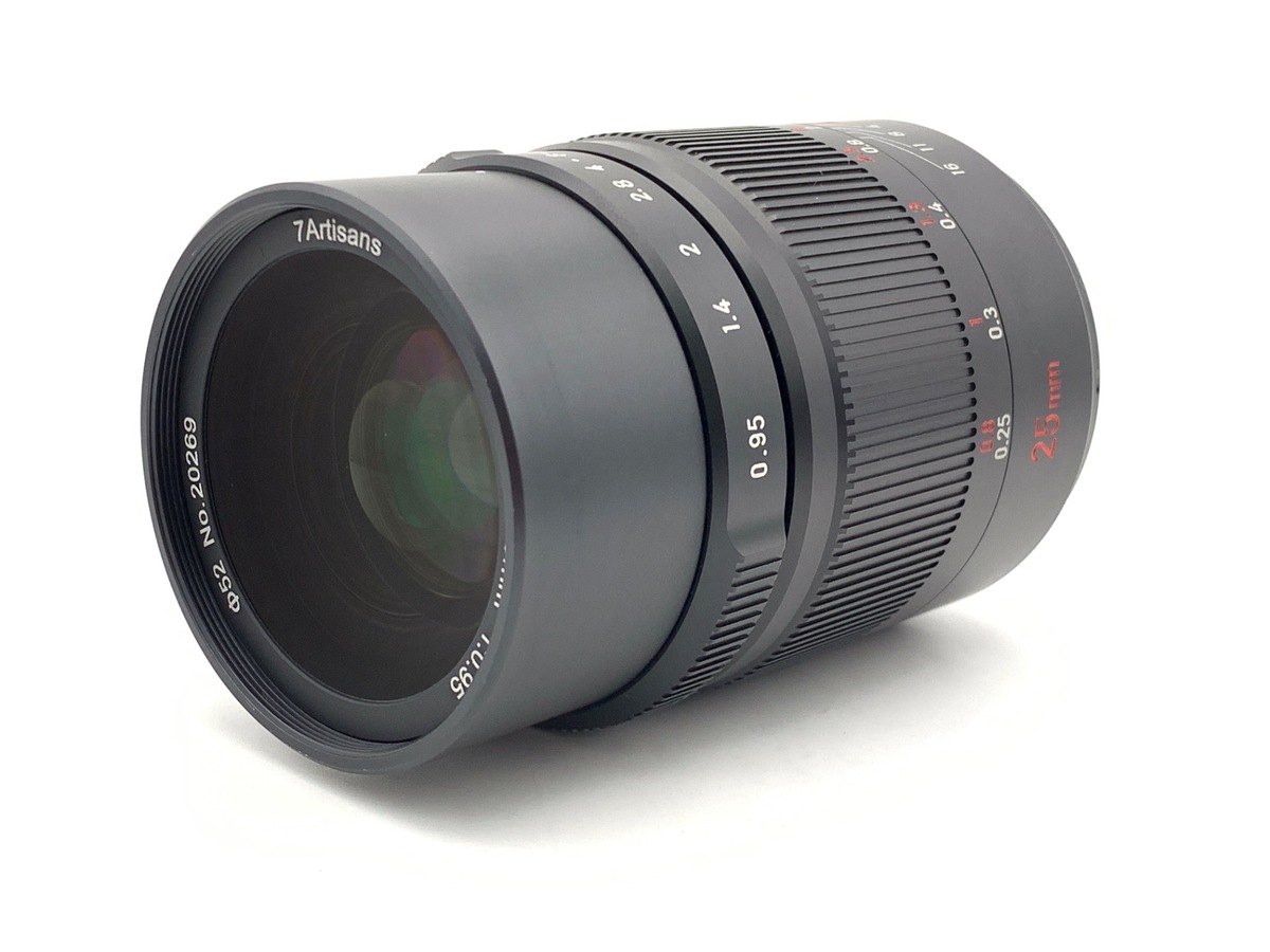 七工匠 7artisans 25095XB 25mm F0.95 ED フジフイルムX用 ブラック