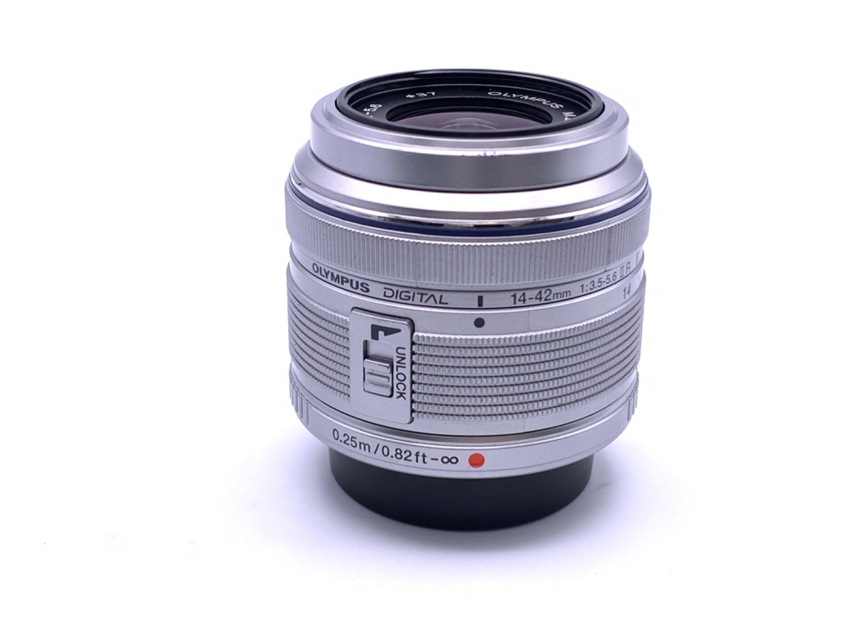 中古】オリンパス M.ZUIKO DIGITAL 14-42mm F3.5-5.6 II R シルバー