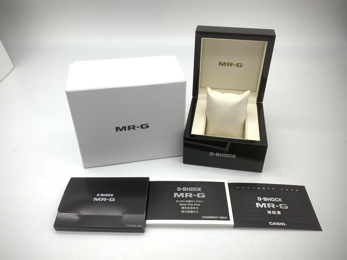 カシオ G-SHOCK MR-G ブラック MRG-BF1000B-1AJR チタン
