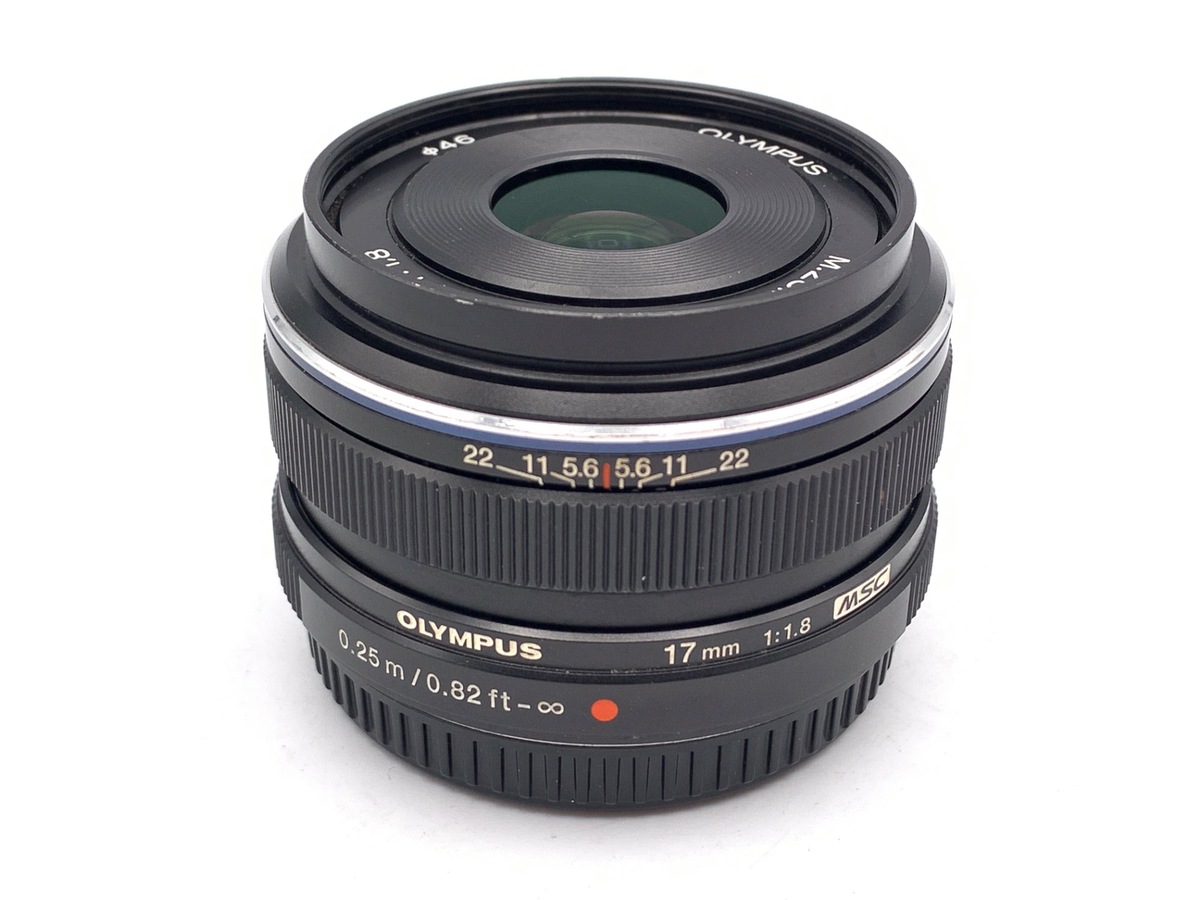 中古：B(並品)】オリンパス M.ZUIKO DIGITAL 17mm F1.8 ブラック 
