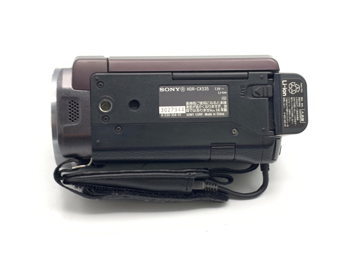 中古】ソニー HDR-CX535 ボルドーブラウン｜｜カメラのキタムラネット