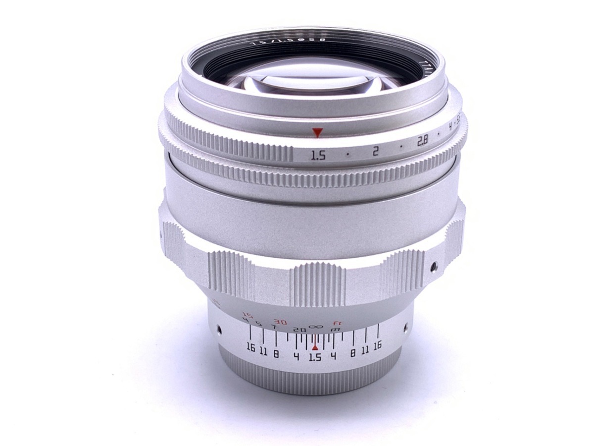 銘匠光学 TTArtisan 75mm f/1.5 M42マウント用 シルバー
