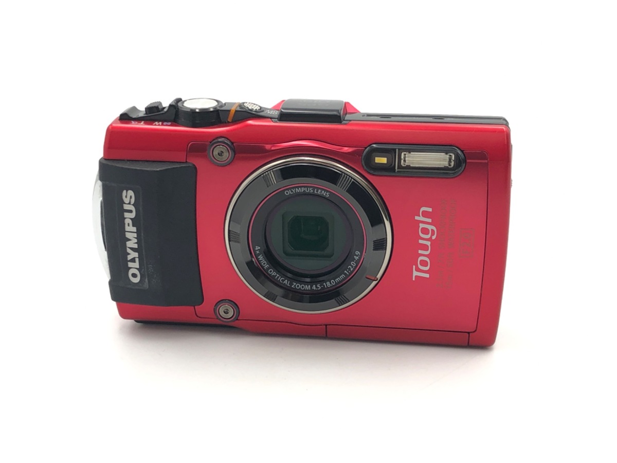 中古：AB(良品)】オリンパス STYLUS TG-4 Tough RED レッド