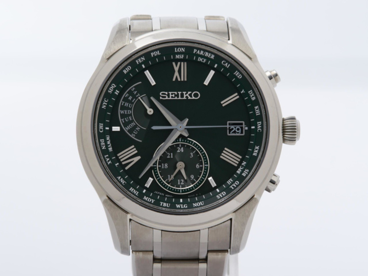 セイコー SEIKO ブライツ SAGA307 グリーン 文字盤
