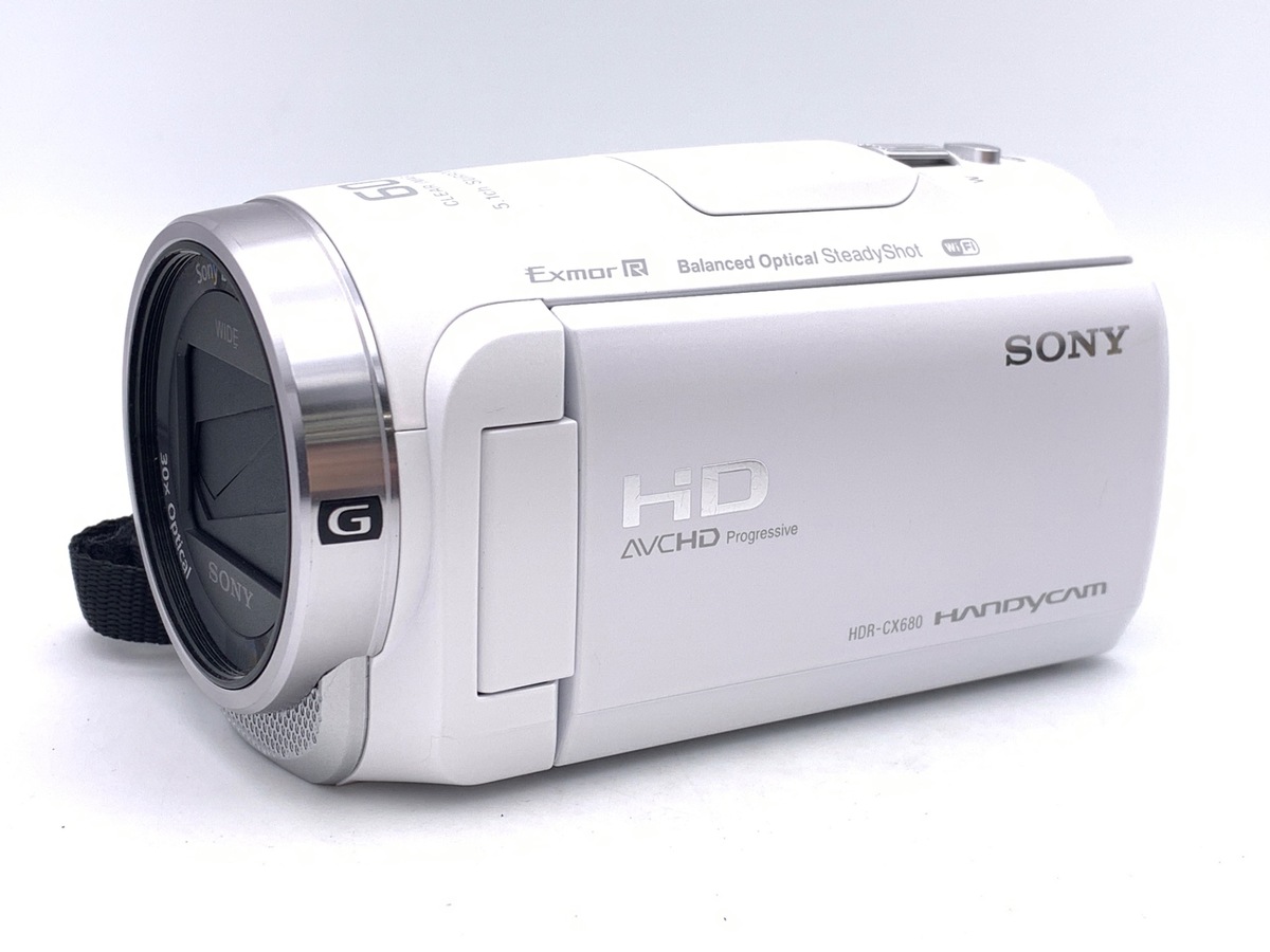 【中古】ソニー デジタルHDビデオカメラレコーダー HDR-CX680 W ホワイト