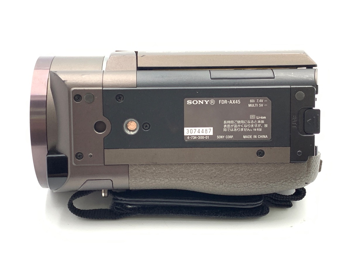 中古】ソニー デジタル4Kビデオカメラレコーダー FDR-AX45 TI ブロンズ
