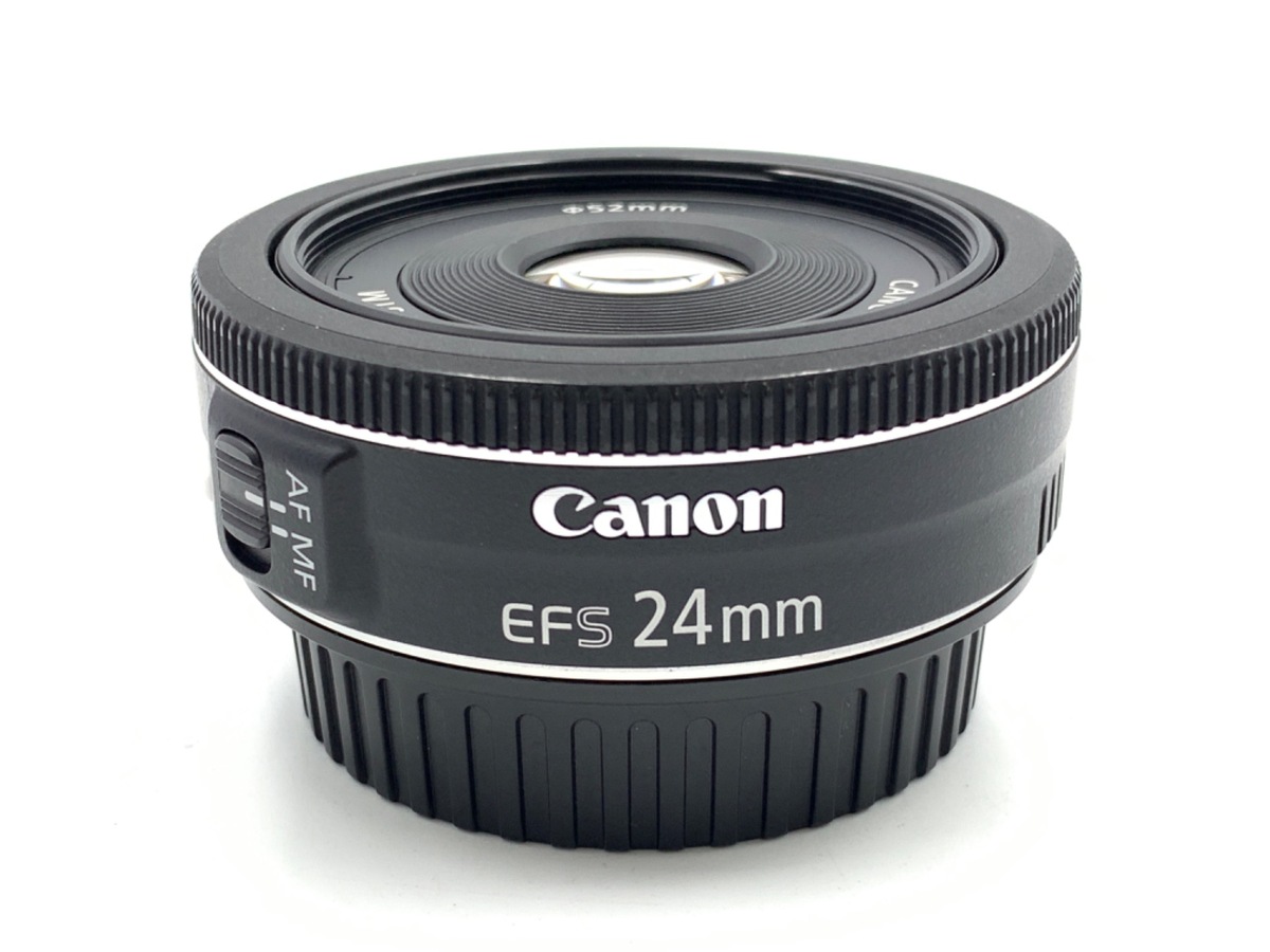 【未使用品】CanonEFS24mmF2.8STM Canon EF-S 24mm f/2.8 STM Autofocus APS-C Lens, Black {52}