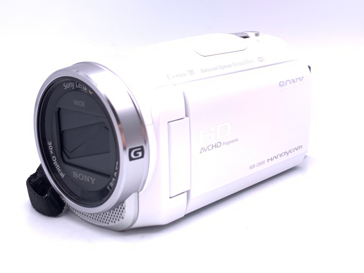 SONY(ソニー) ビデオカメラ Handycam HDR-CX680 ホワイト 内蔵メモリー