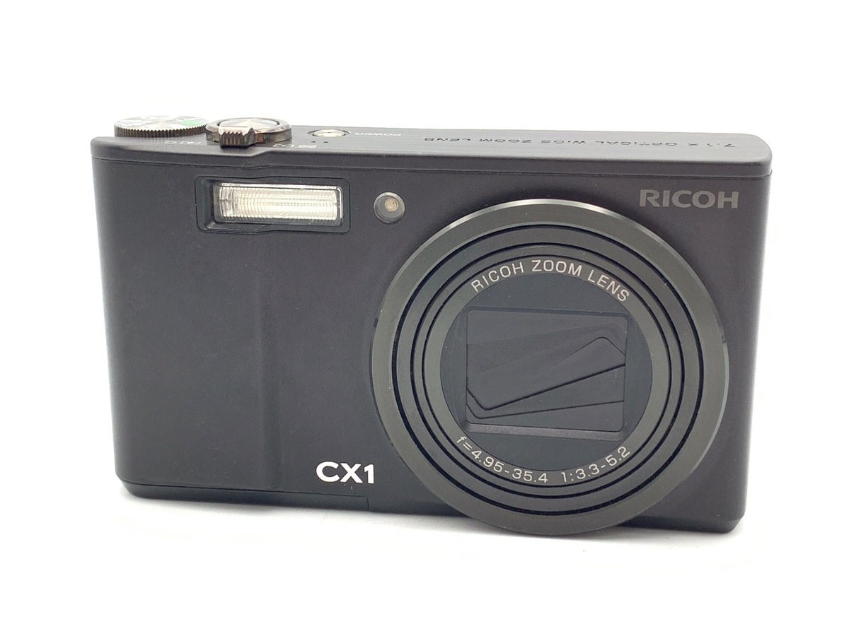 RICOH CX1デジカメ・箱付き中古品 RICOH CX1 デジタルカメラ シルバー 中古品（付属品）