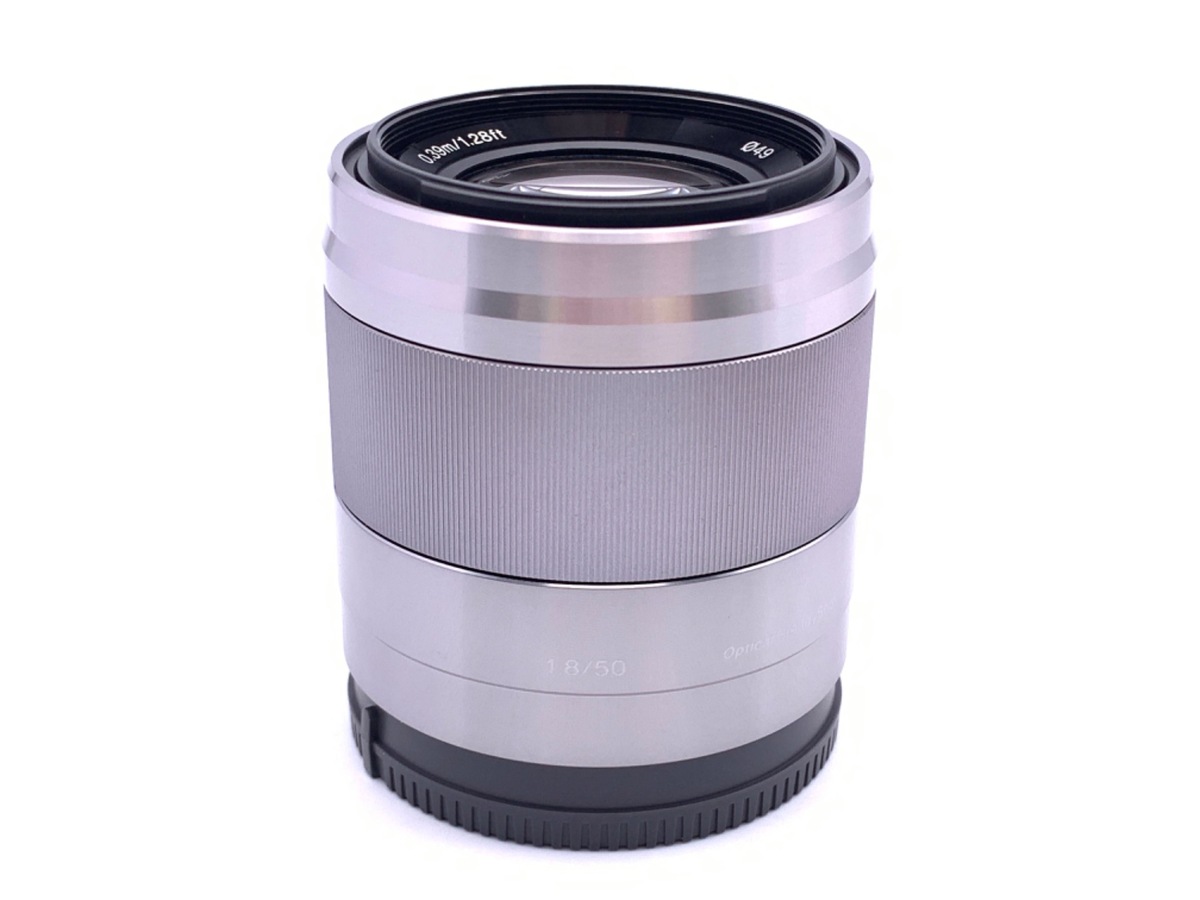 中古：A(美品)】ソニー E 50mm F1.8 OSS [SEL50F18S] シルバー