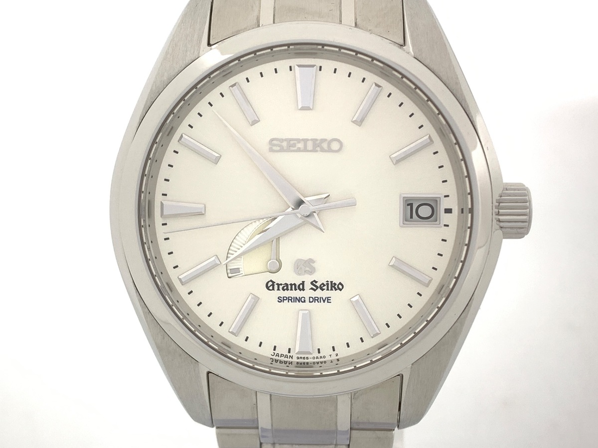 グランドセイコー スプリングドライブ シルバー SBGA001/9R65-0AA0 ステンレススティール