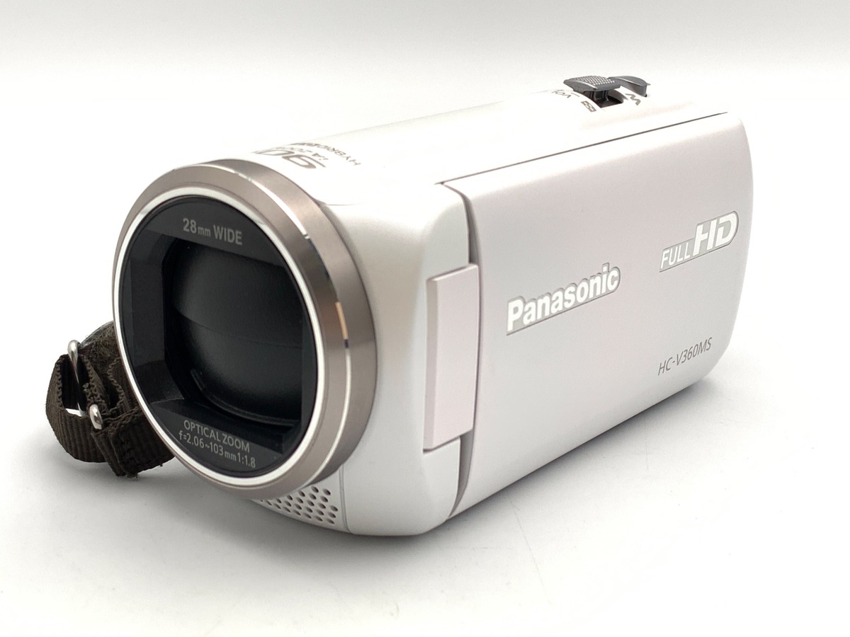 Panasonic HC-V360MS　ビデオカメラ　中古 中古】パナソニック HC-V360MS-W ホワイト｜｜カメラのキタムラネット