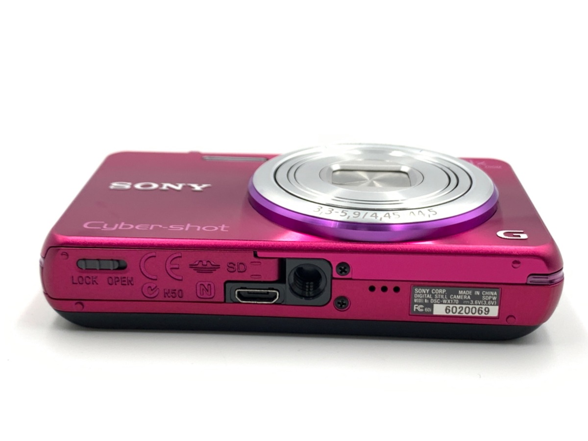 中古品】SONY Cyber-shot DSC-WX170 ピンク(中古品)