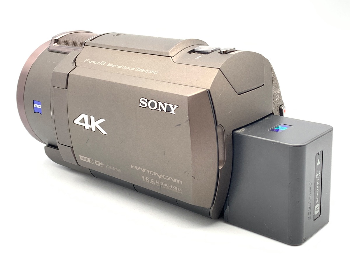 SONY FDR-AX40 4K カメラレコーダー Amazon | SONY ビデオカメラ FDR-AX40 4K 64GB 光学20倍 ブラック