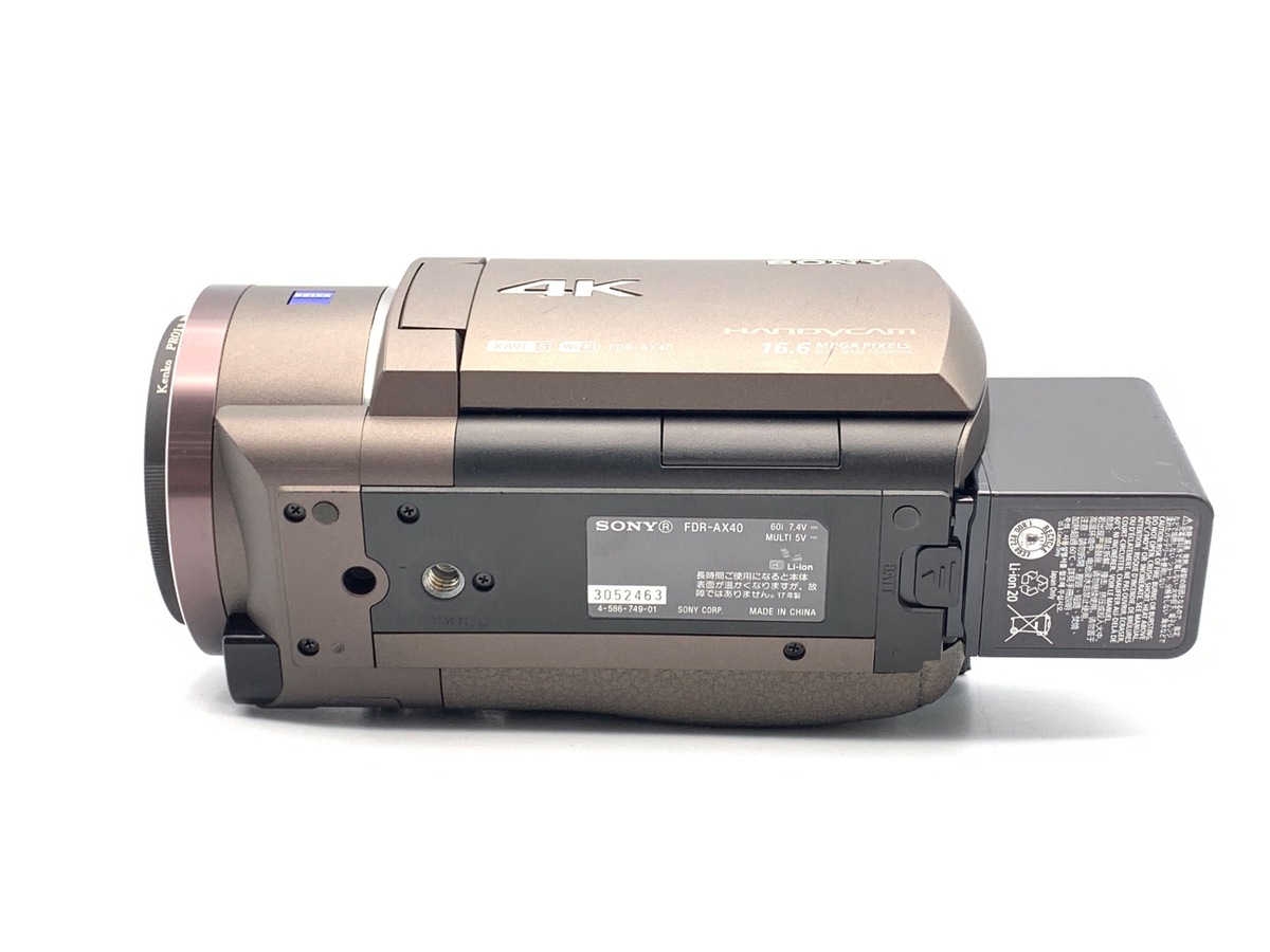 SONY FDR-AX40 4K カメラレコーダー FDR-AX40 | デジタルビデオカメラ Handycam ハンディカム | ソニー