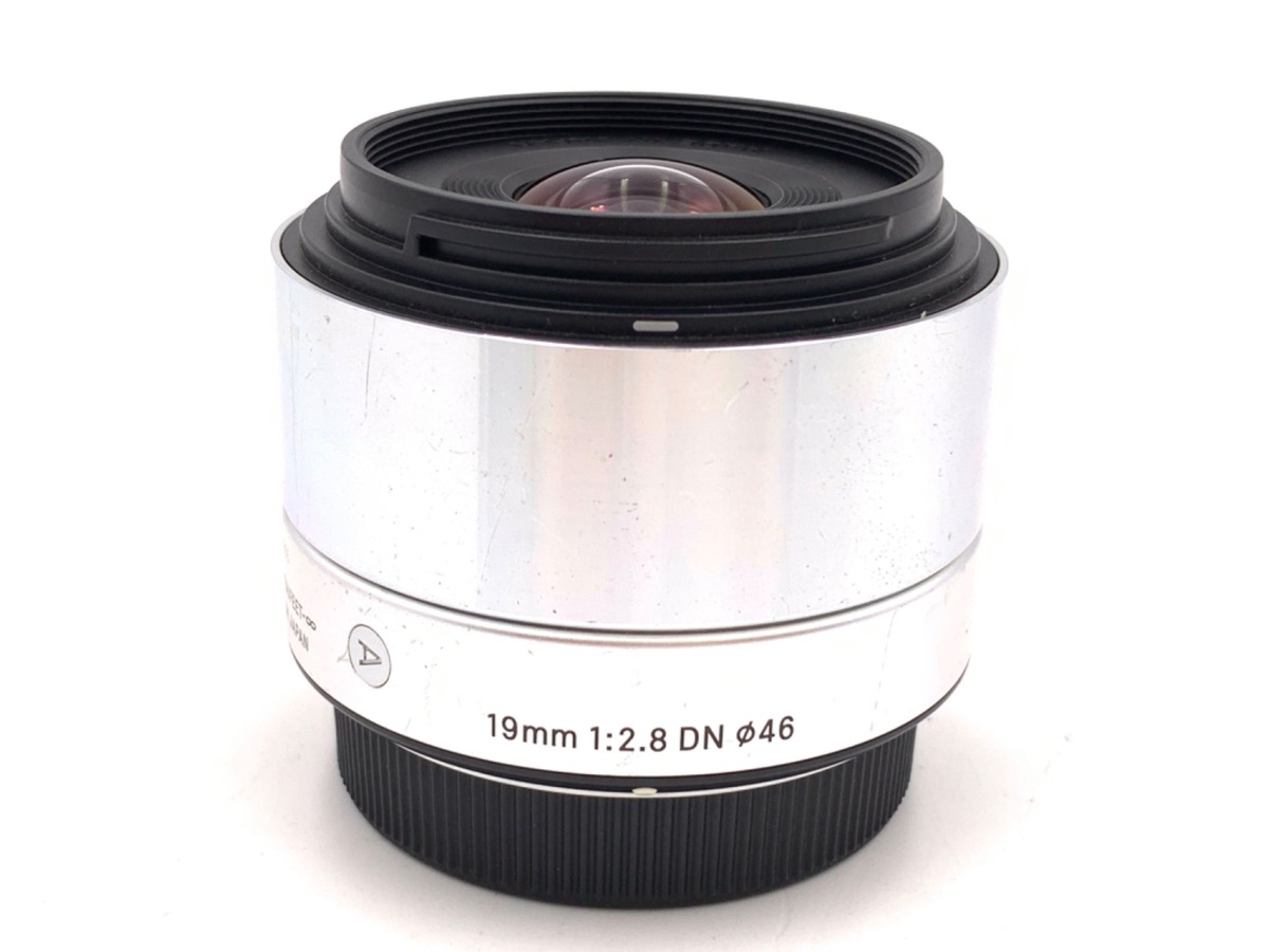 中古：B(並品)】シグマ 19mm F2.8 DN マイクロフォーサーズ用 シルバー