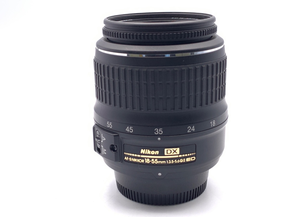 【中古】ニコン AF-S DX Zoom Nikkor ED18-55mm F3.5-5.6G II BK